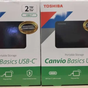 Toshiba Canvio Basic 2TB - Harddisk Eksternal USB-C