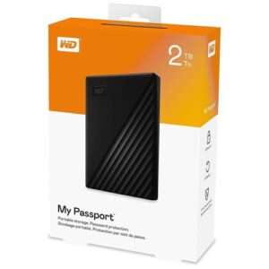 WD My Passport 2TB - Harddisk Eksternal Portable USB 3.2